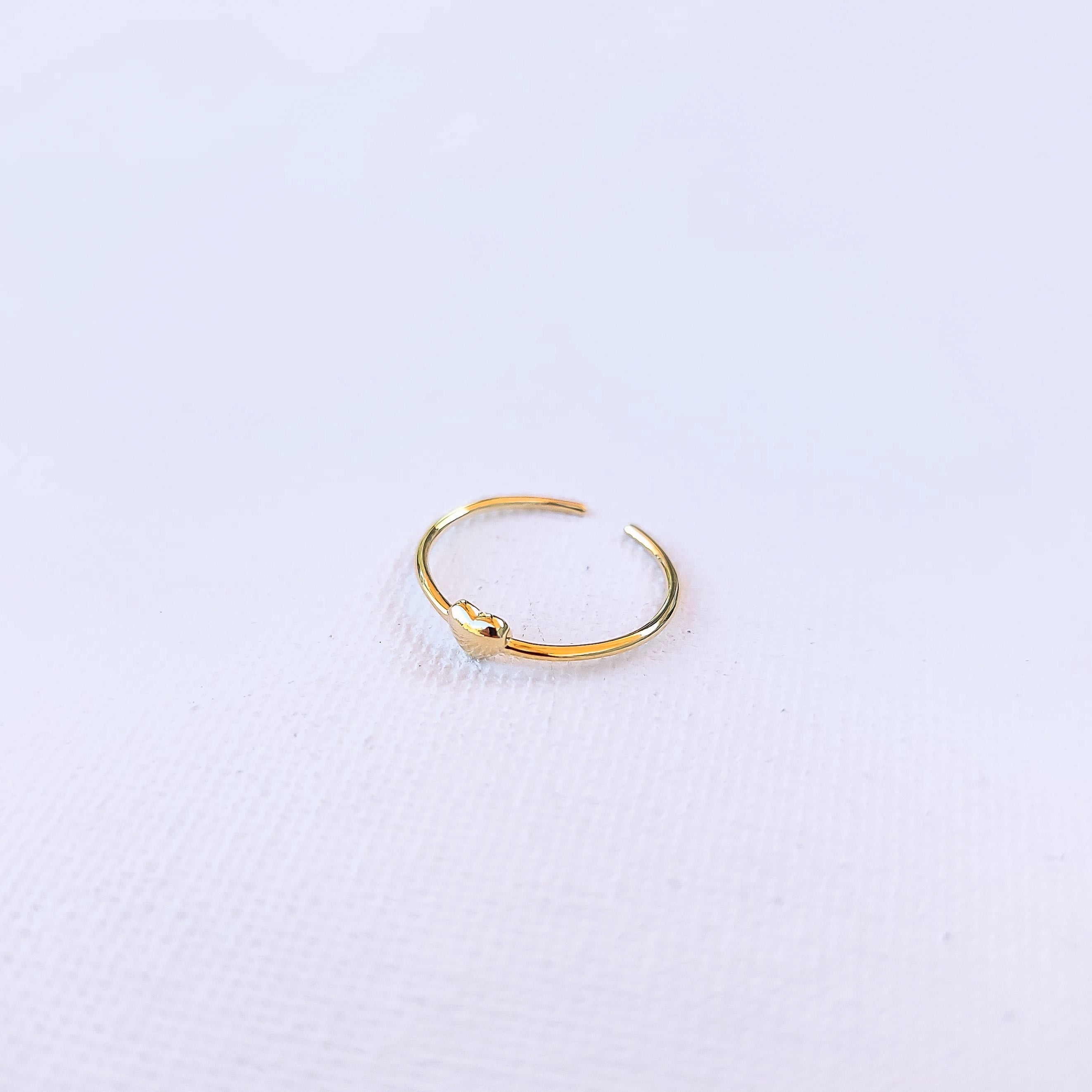 Tinny Heartbeat Adjustable Ring