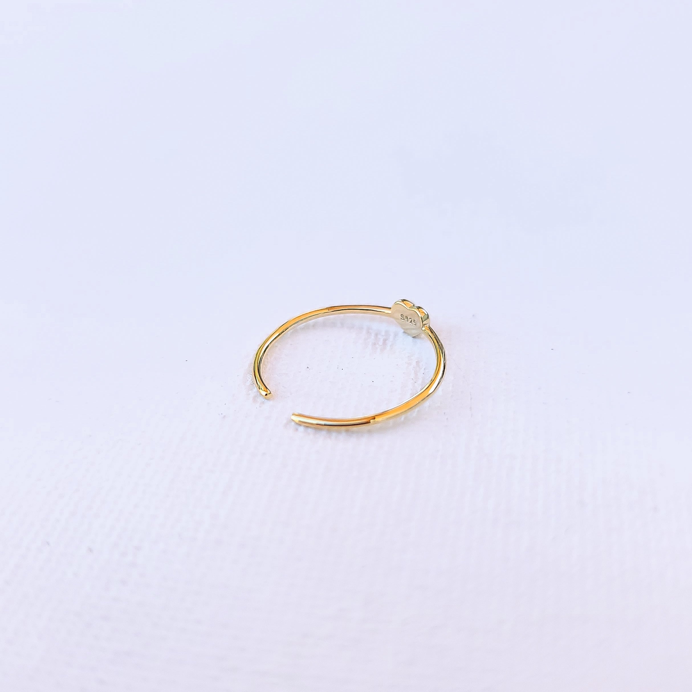 Tinny Heartbeat Adjustable Ring