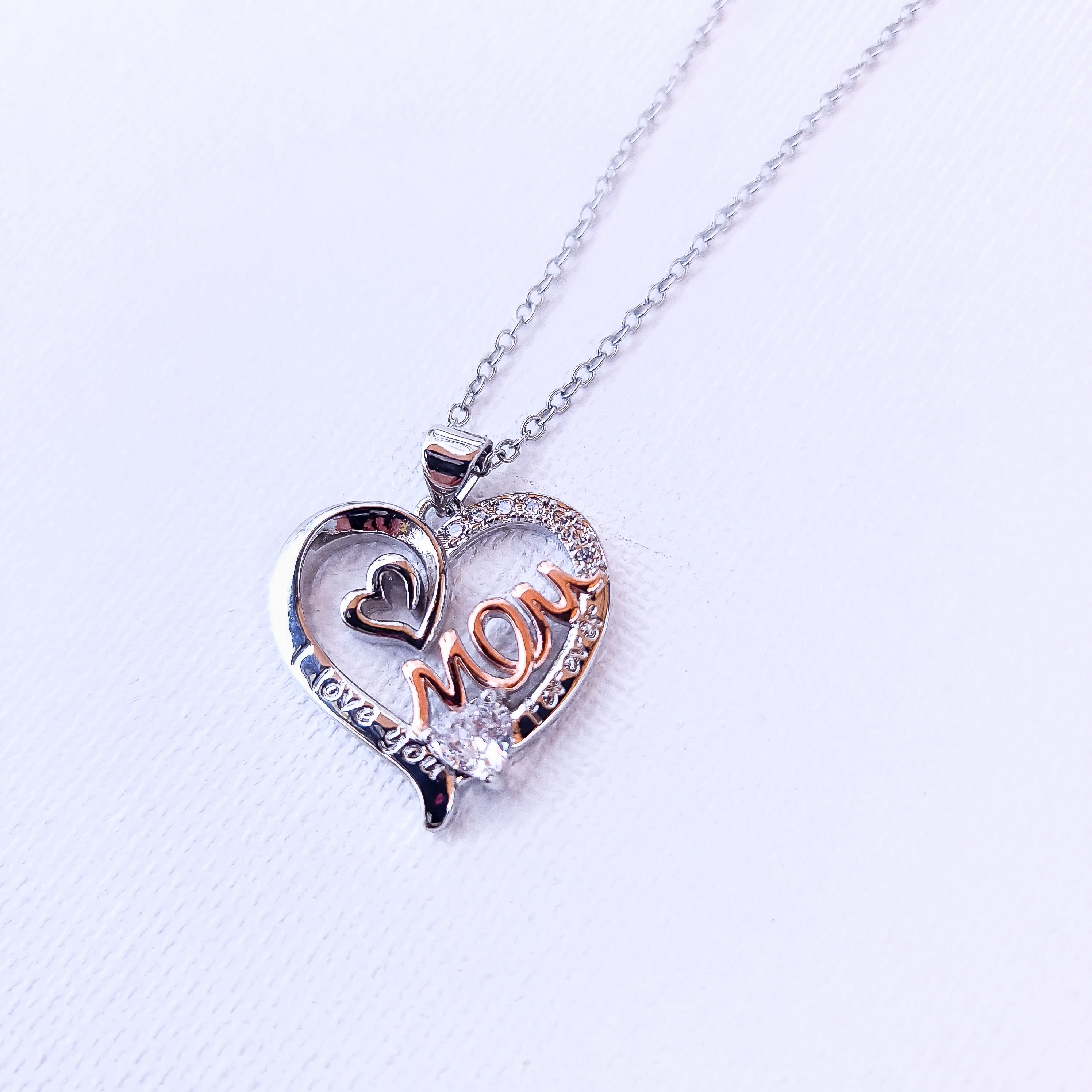 Heart Mom Necklace
