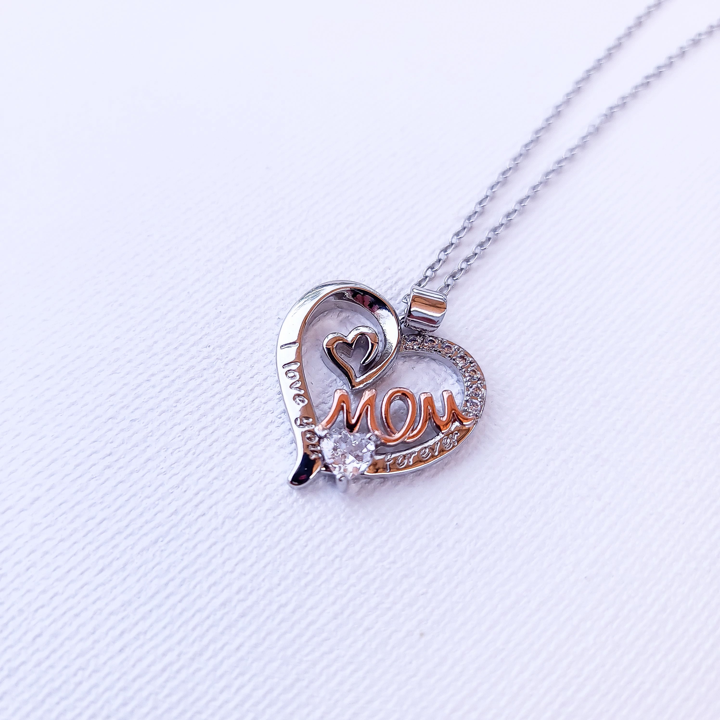 Heart Mom Necklace
