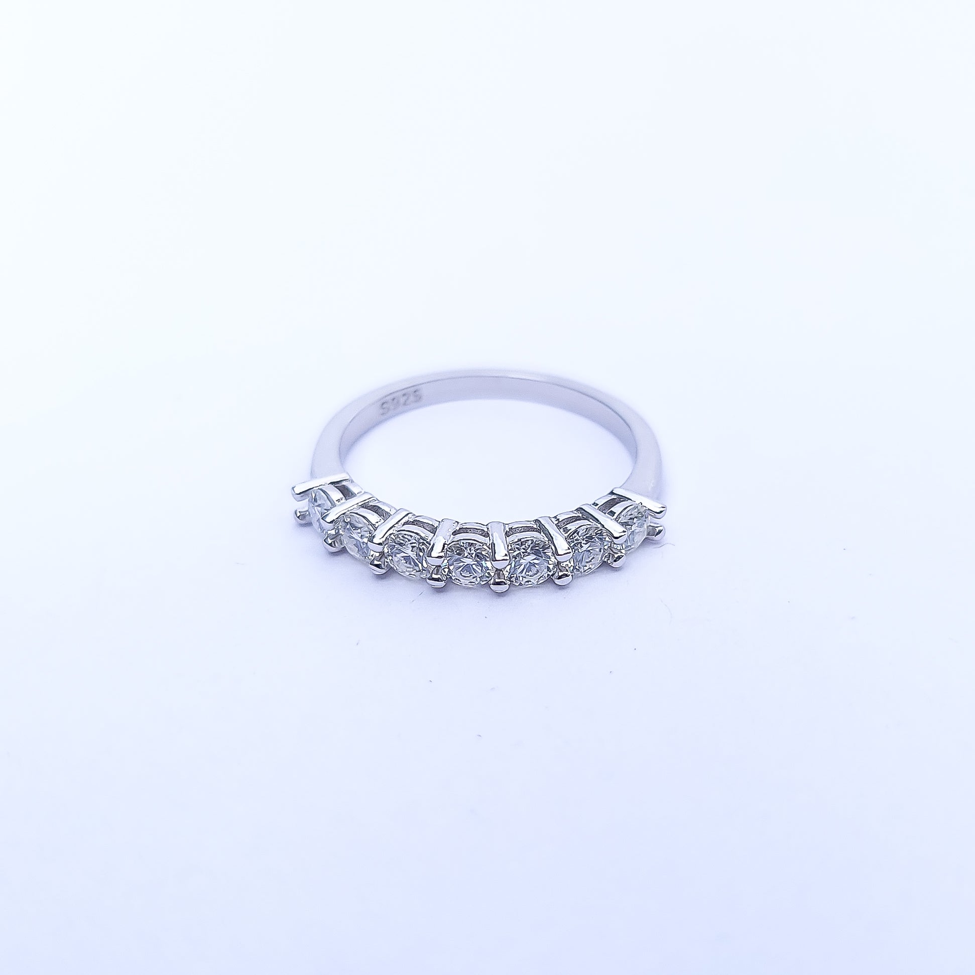Seven Stones Moissanite Band