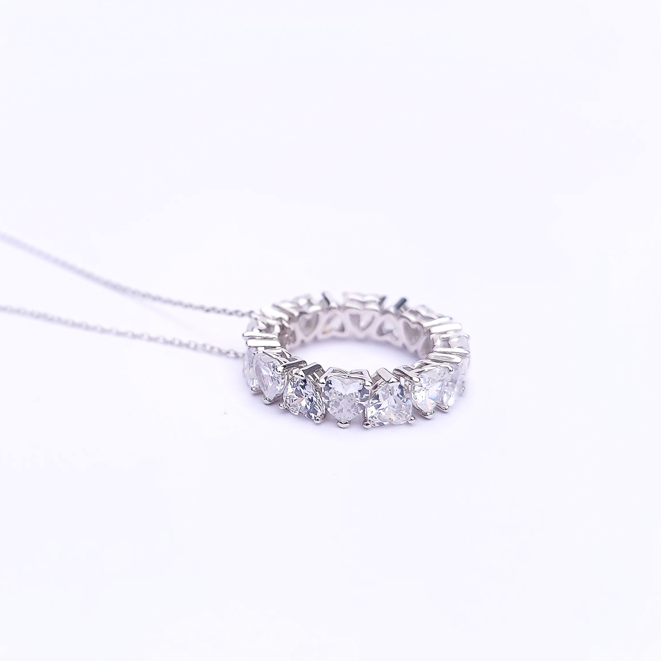 Full Heart Eternity Band - Pendant