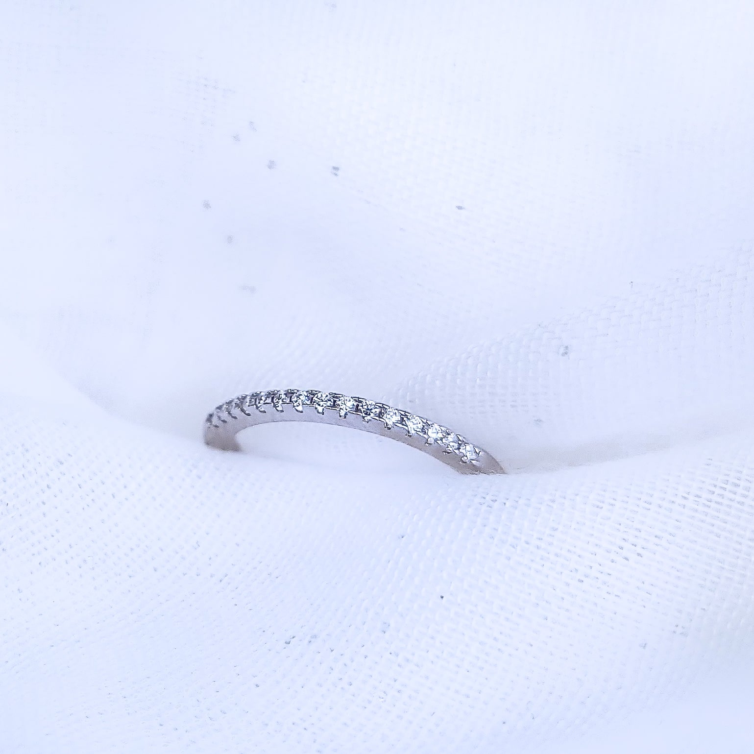 Half Eternity Pavé Band