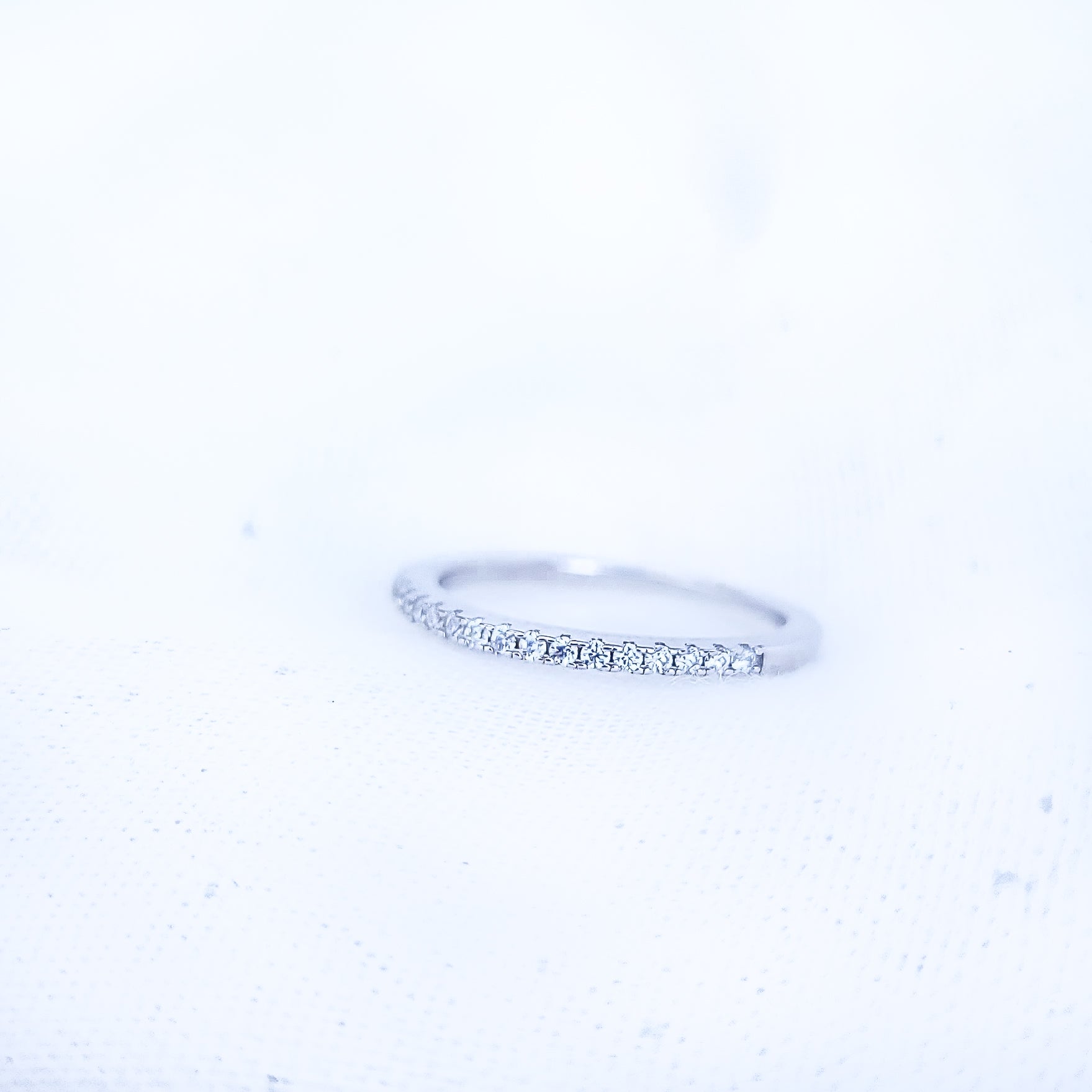 Half Eternity Pavé Band