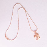 Magic Golden Unicorn and Necklace