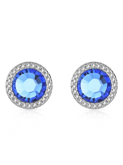 Swarovski Crystals Framed Studs