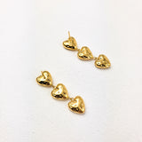 Jessica Trio of Hearts Earrings