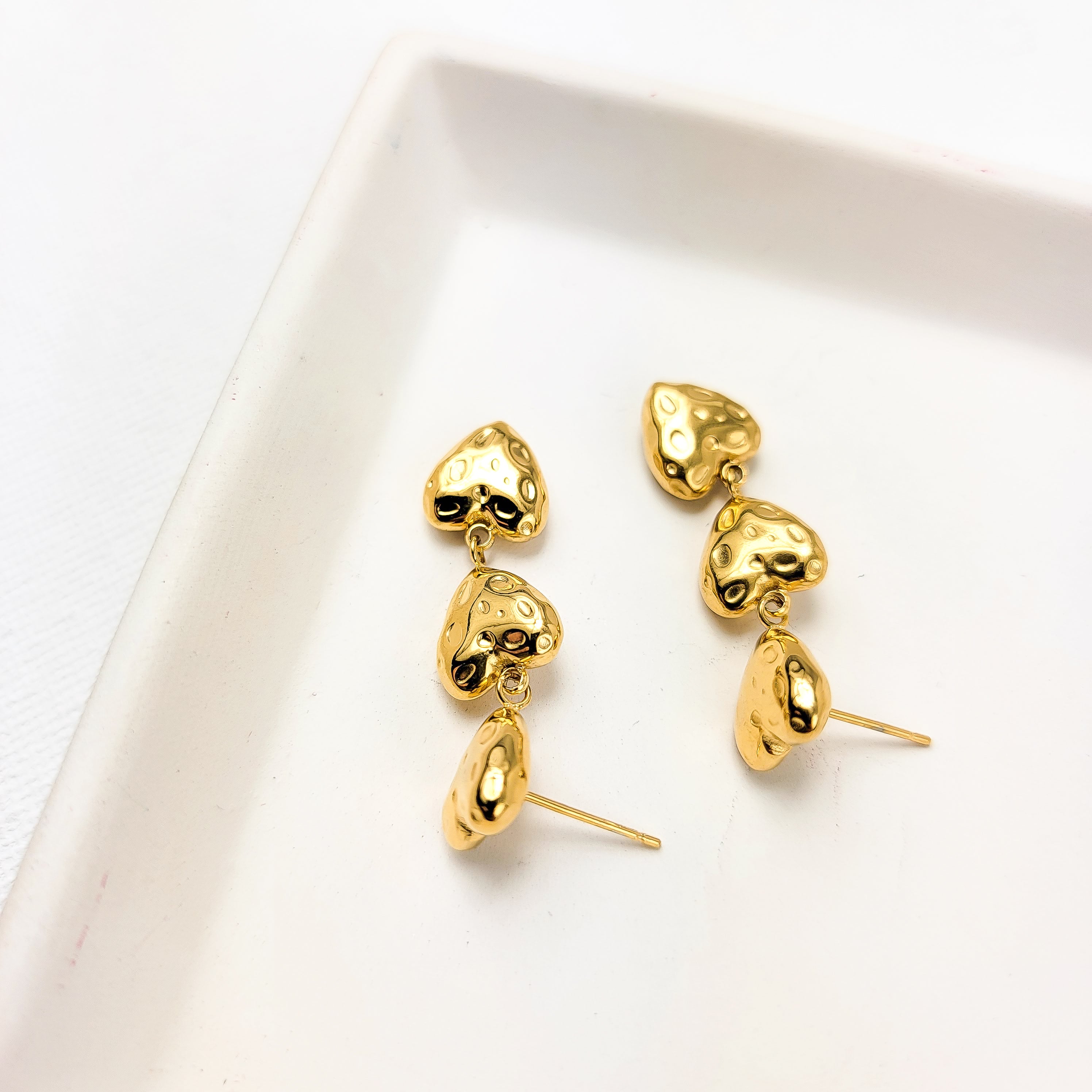 Jessica Trio of Hearts Earrings