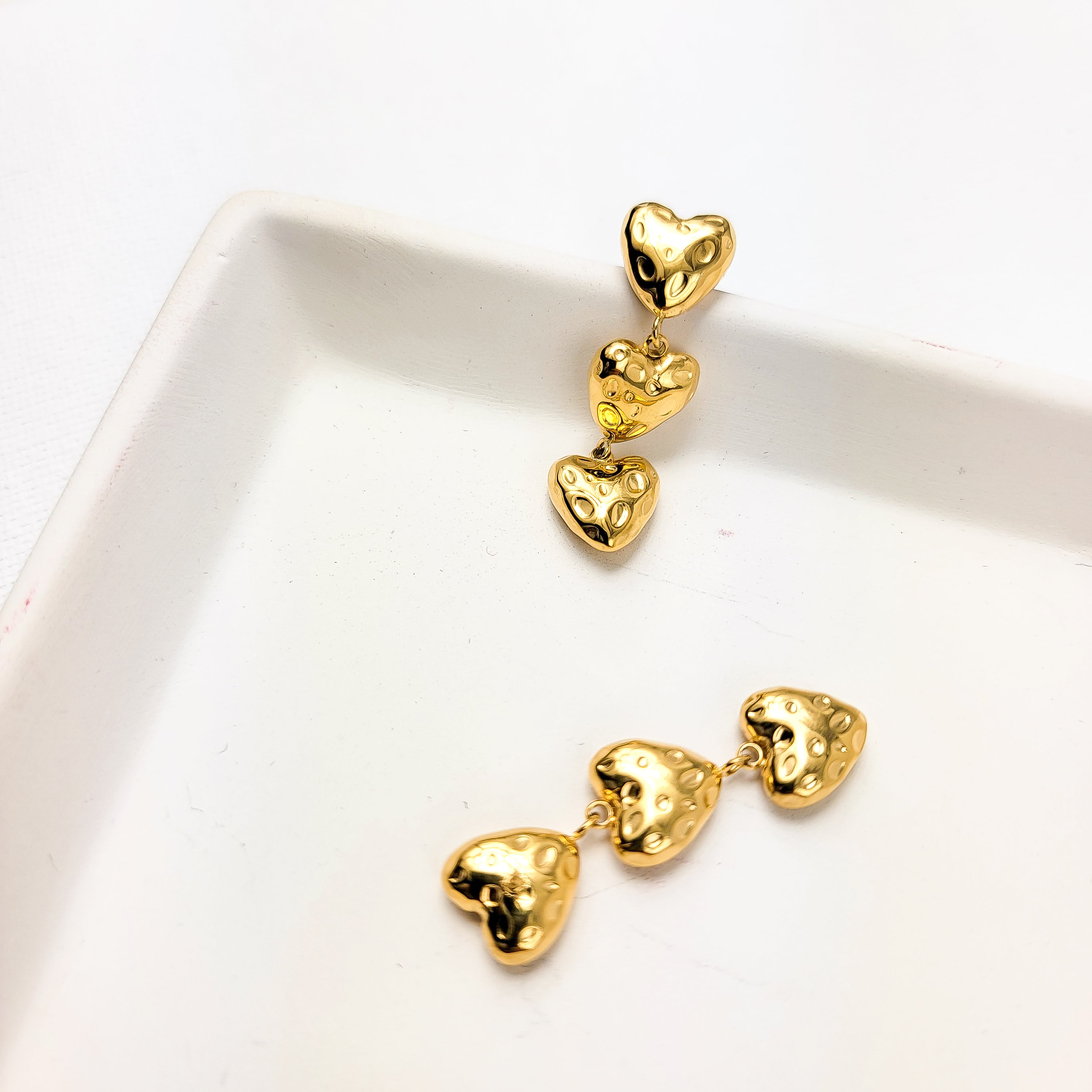 Jessica Trio of Hearts Earrings