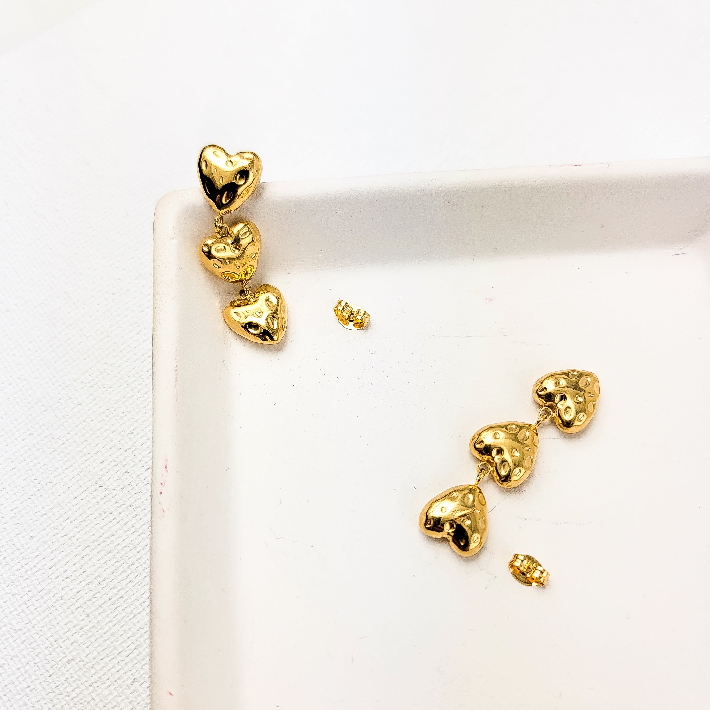 Jessica Trio of Hearts Earrings