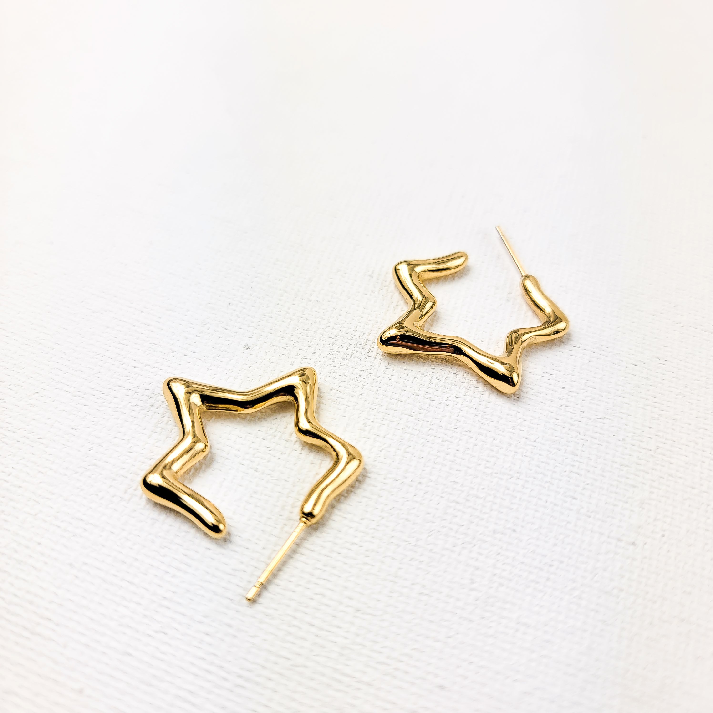 Stella Star Hoop Earrings