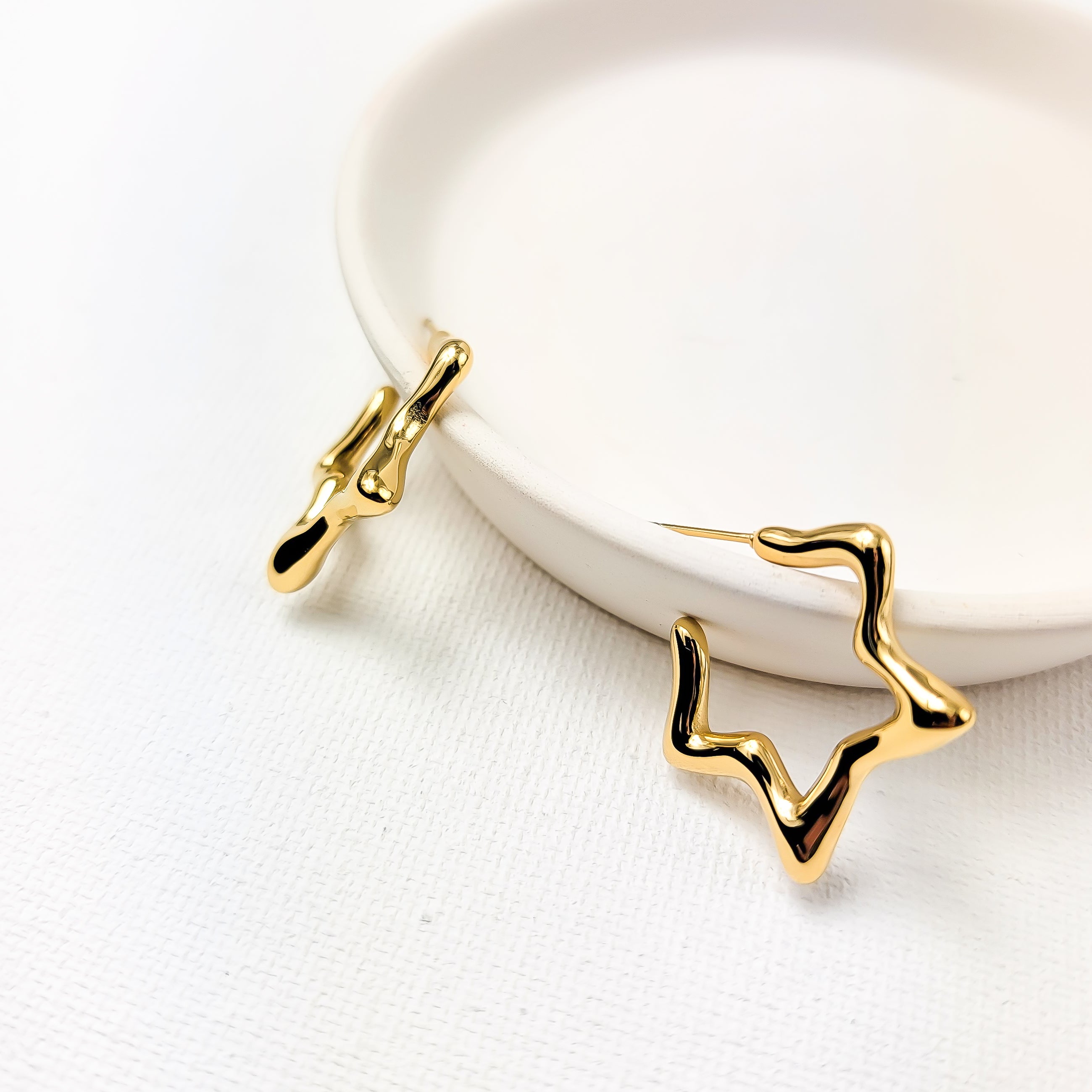 Stella Star Hoop Earrings