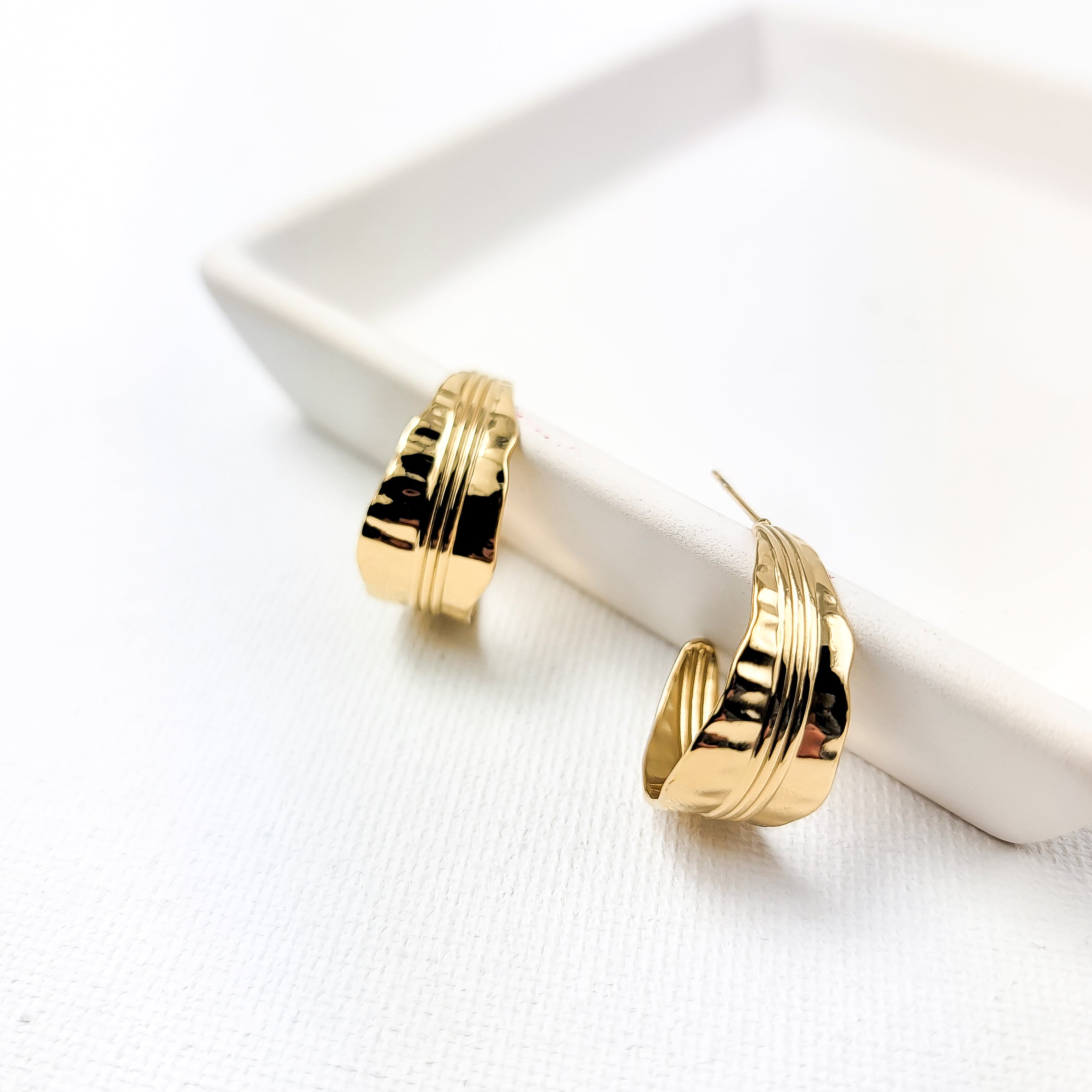 Kelsie Half Hoop Earrings