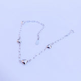 The Elisa Link Bracelet with Hearts