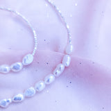 Pearl-Silver Fusion Necklace