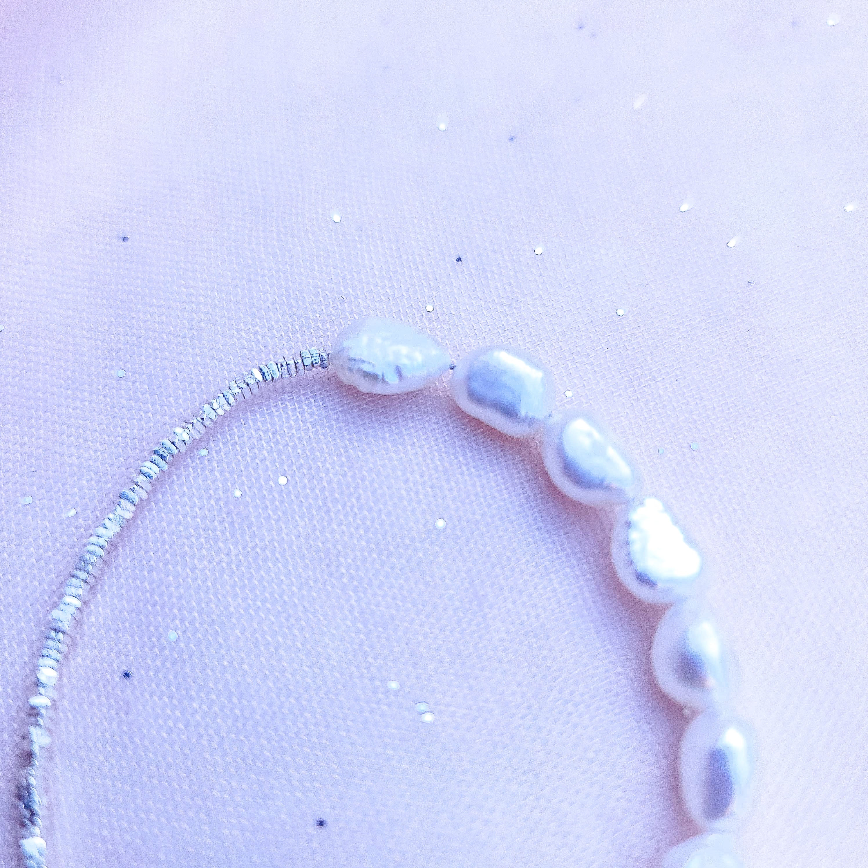 Pearl-Silver Fusion Necklace