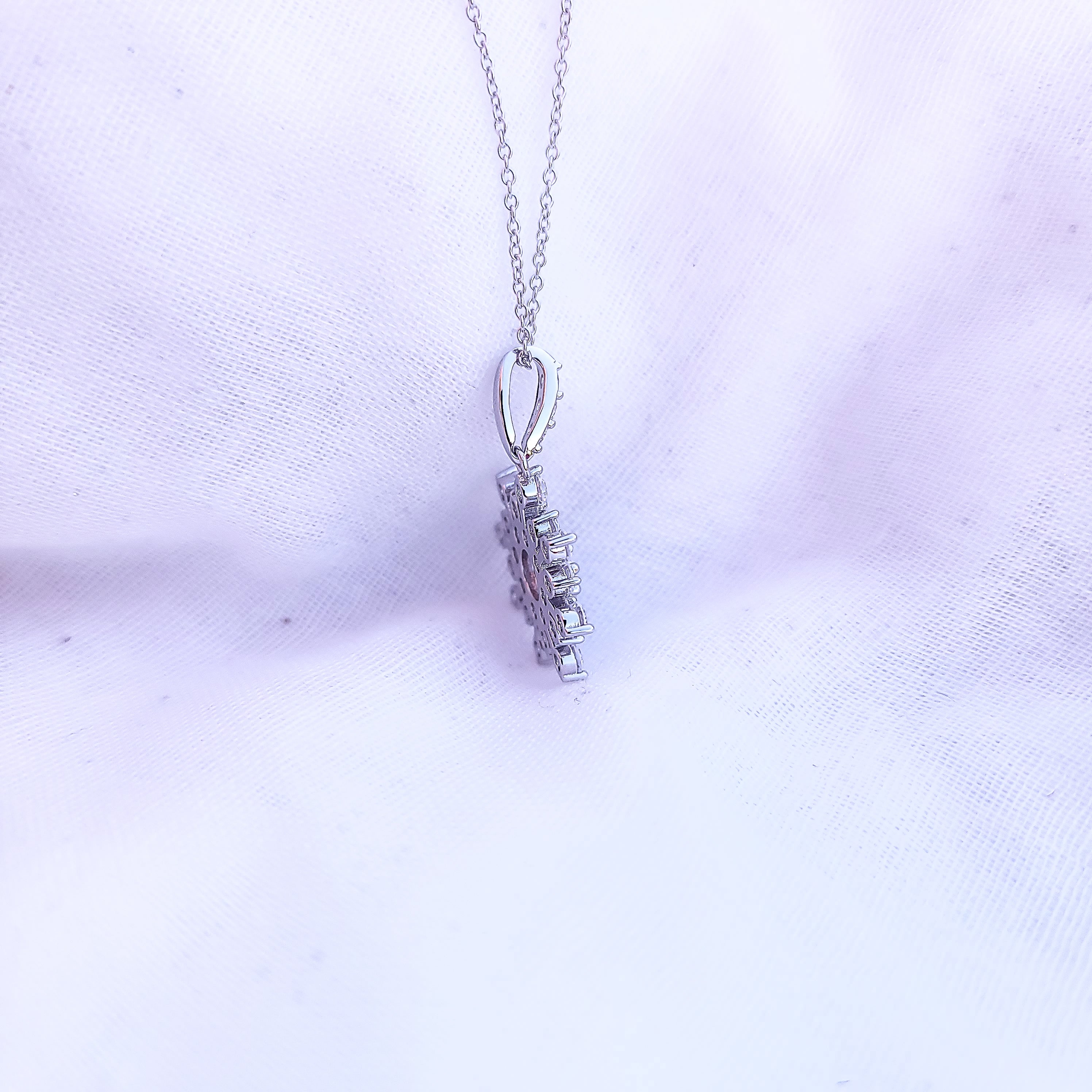 Snowflake Pendant and Necklace