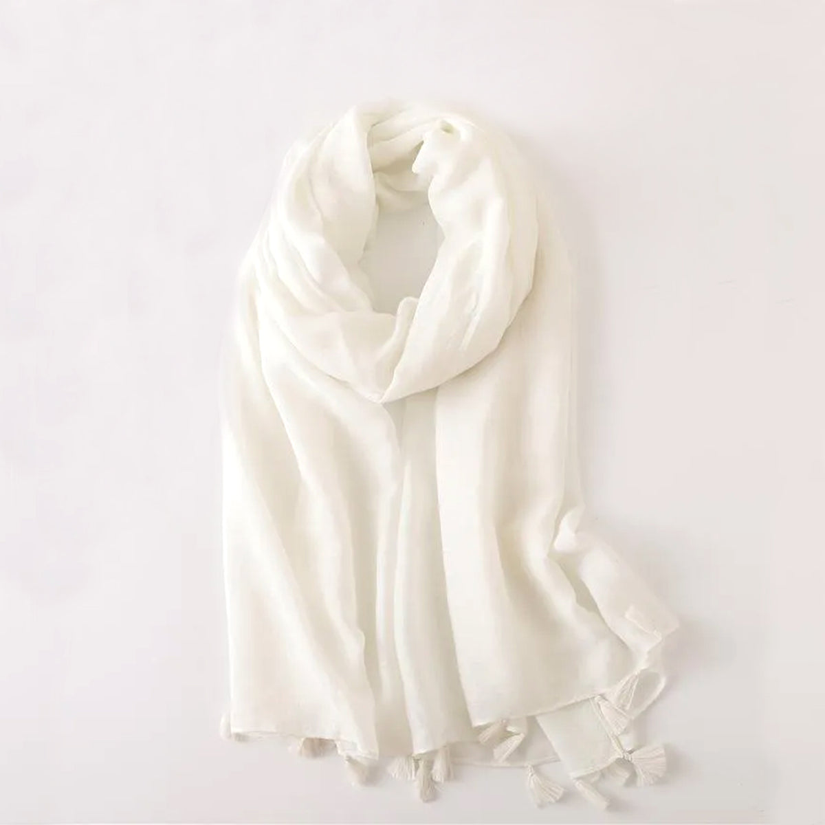 Cotton Linen Light Scarf | 2 ON THE MOON