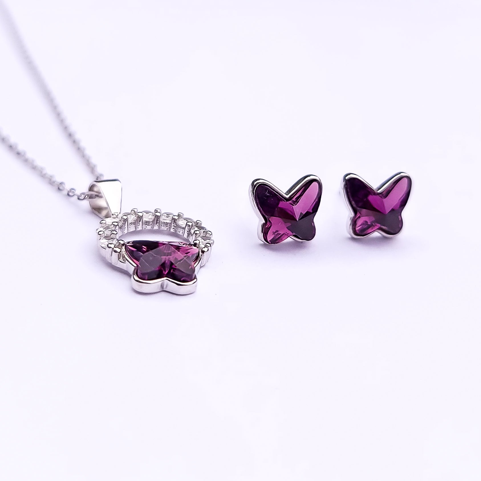 Butterflies Swarovski  Ensemble