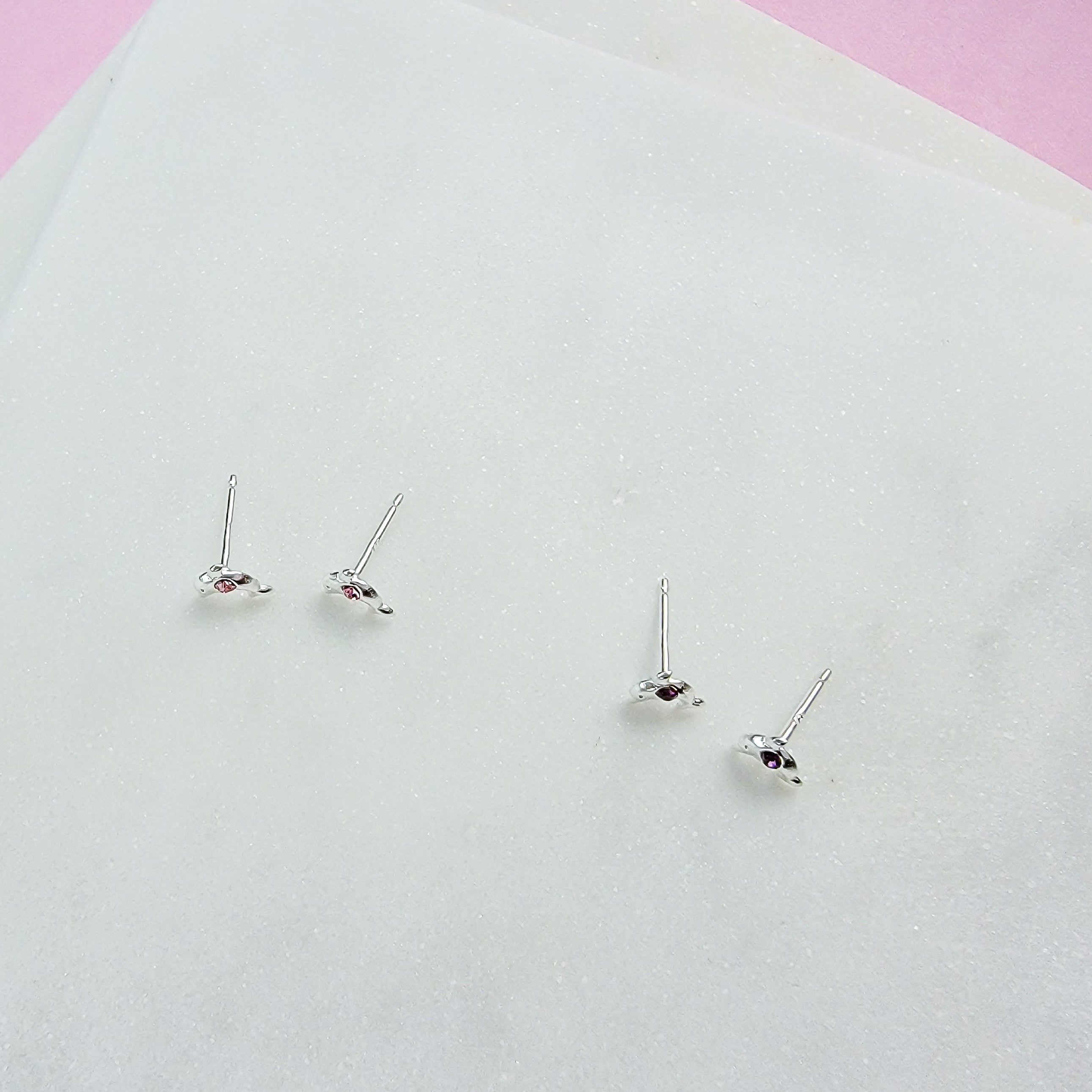Dolphin Stud Earrings - Hypoallergenic