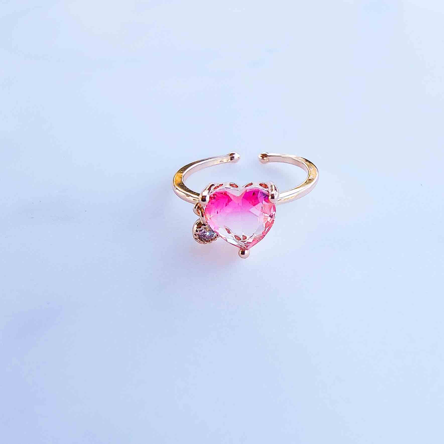Pink Heart Desire Ring