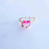 Pink Heart Desire Ring