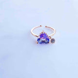 Duo Toned Heart Desire Ring
