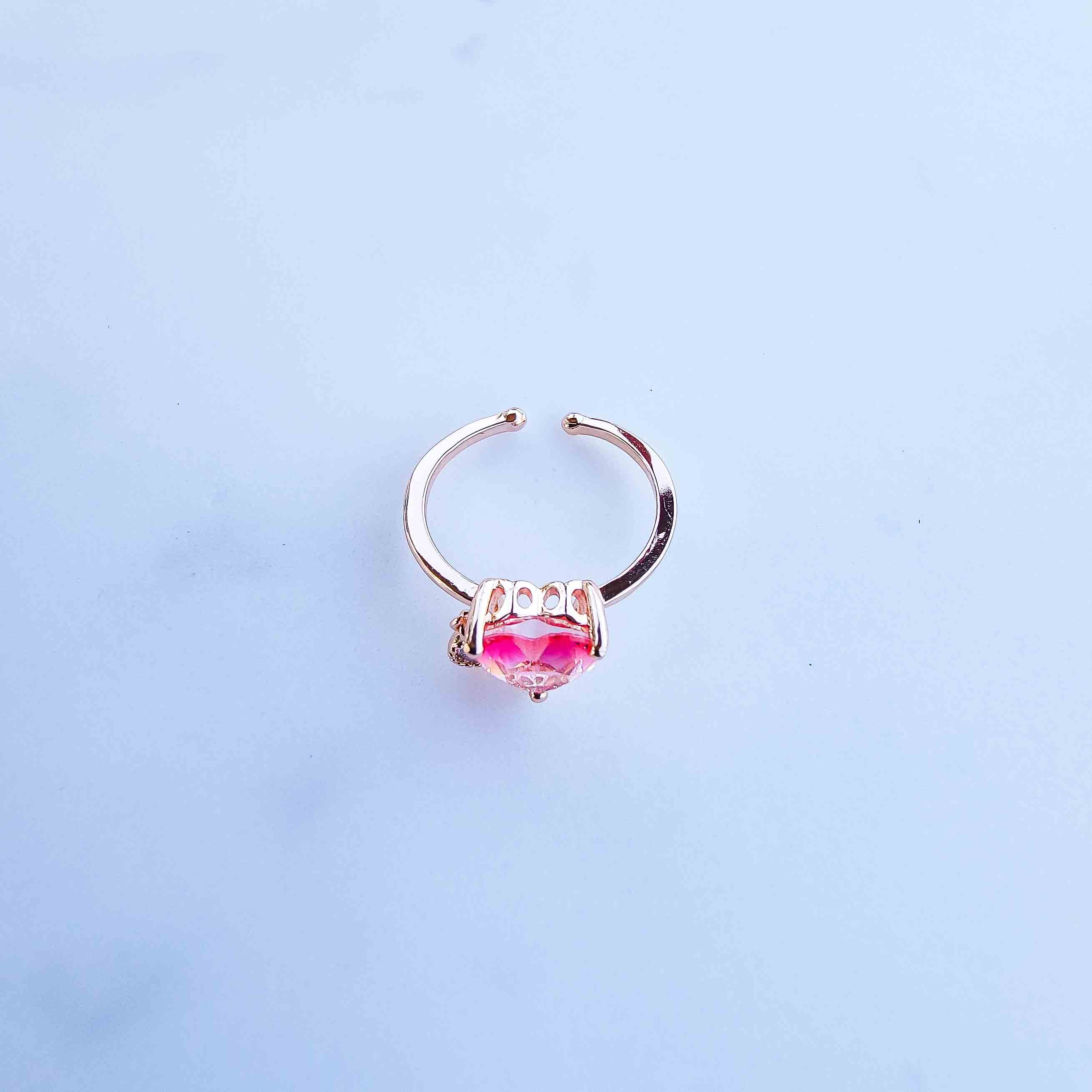 Pink Heart Desire Ring