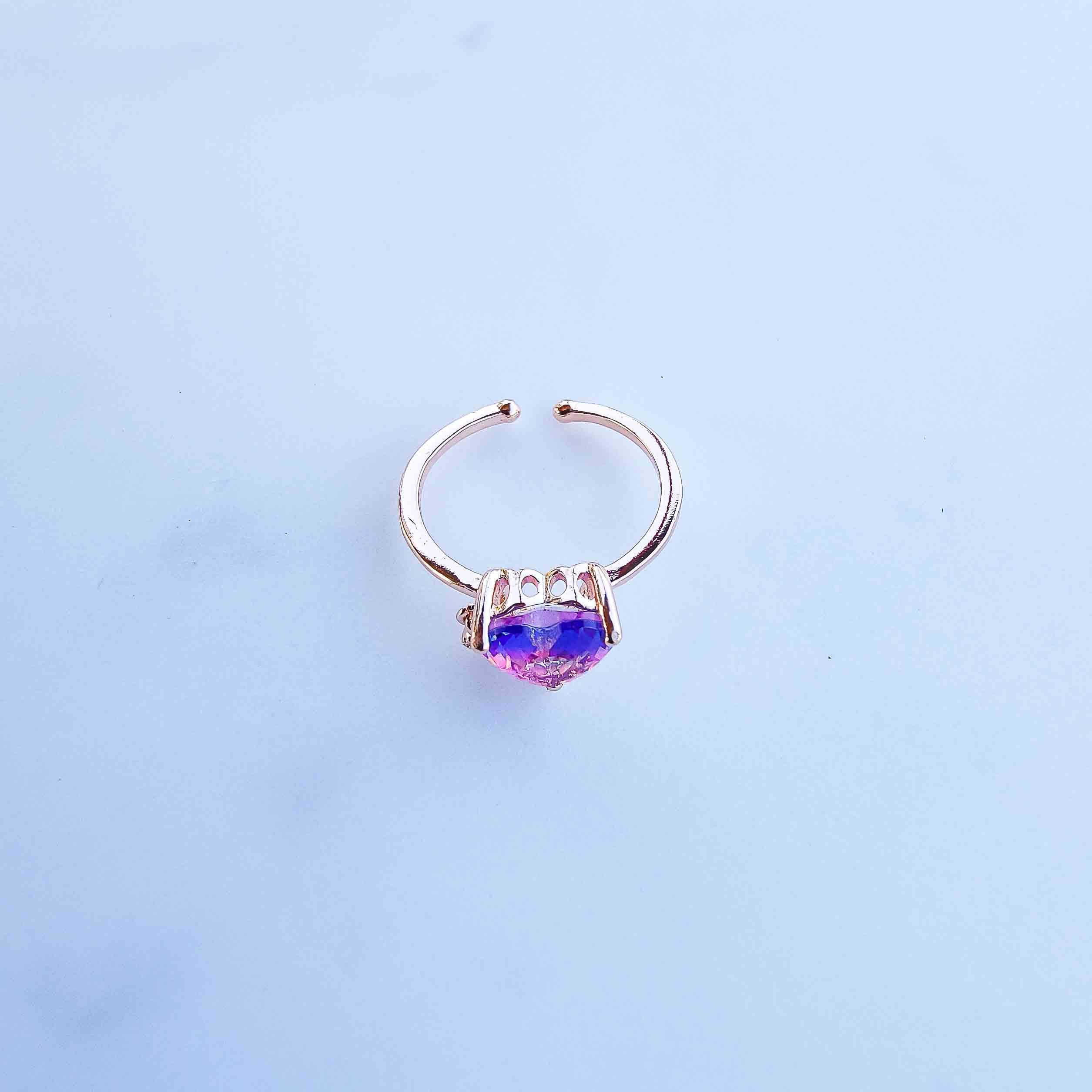 Duo Toned Heart Desire Ring