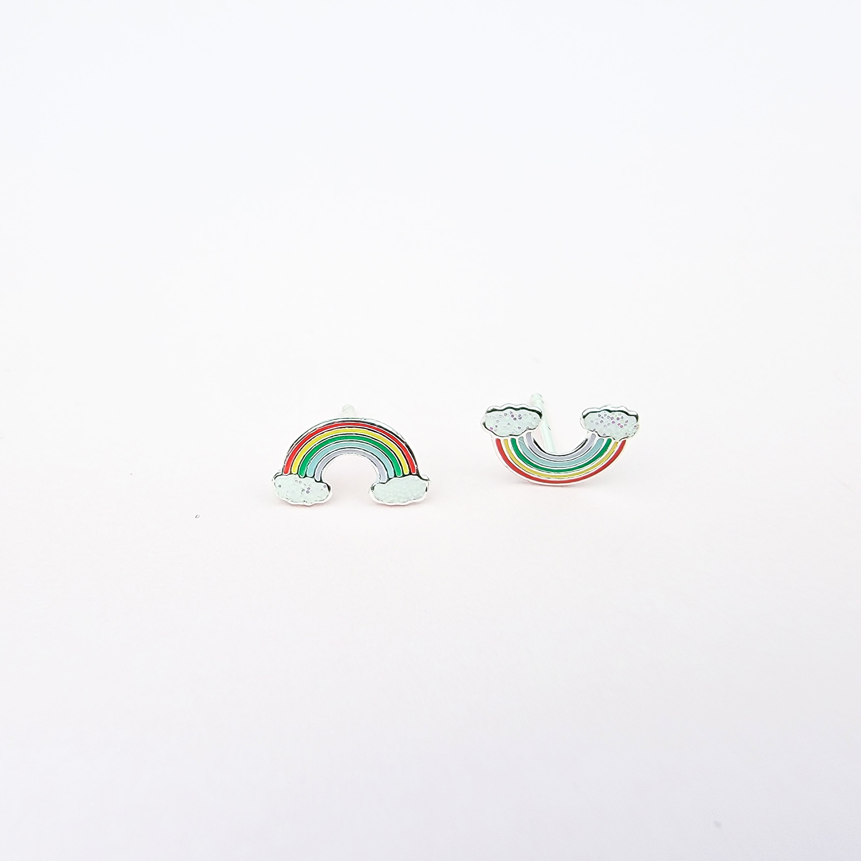 Fun Rainbow Earrings -Hypoallergenic
