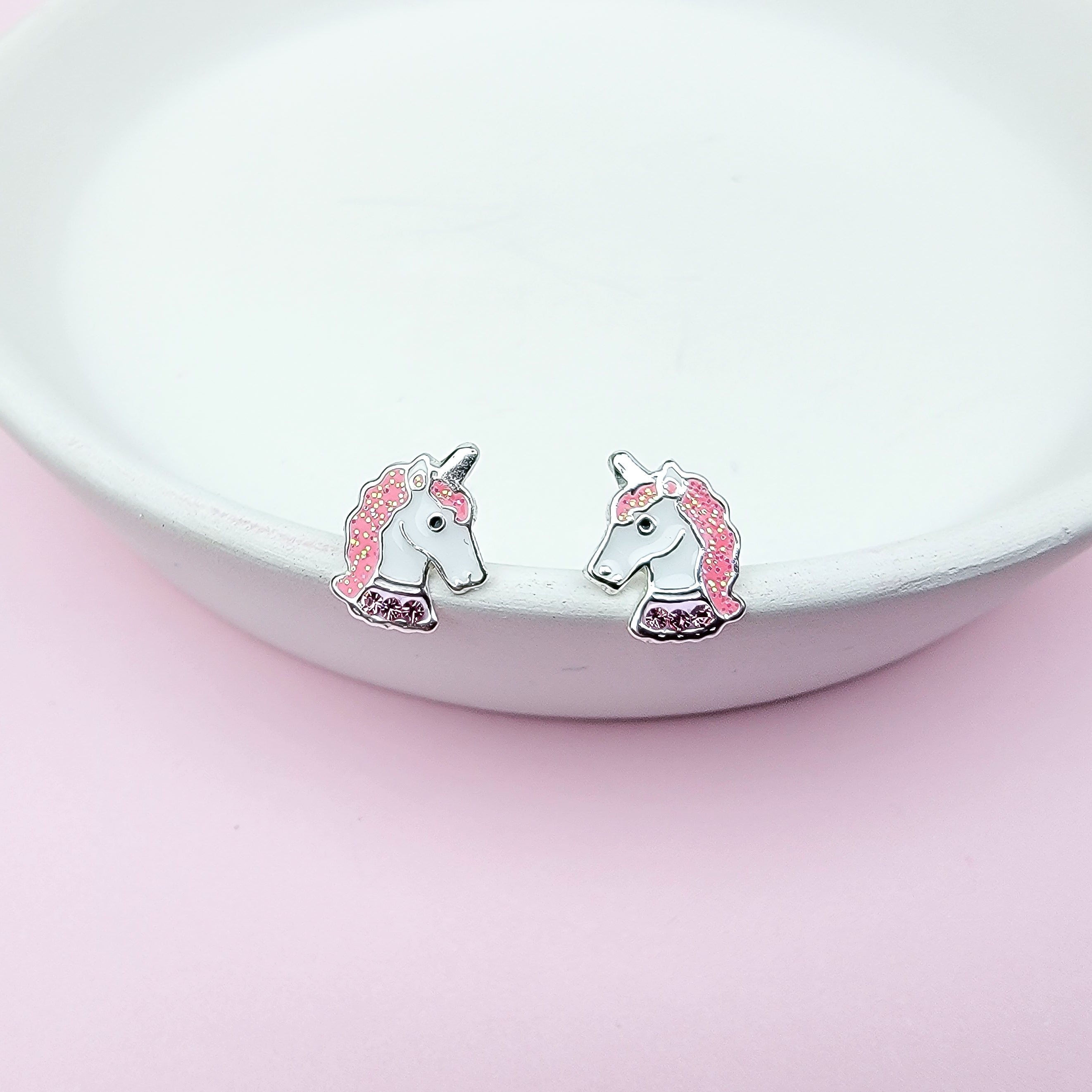 Unicorn Ring and Earrings Set