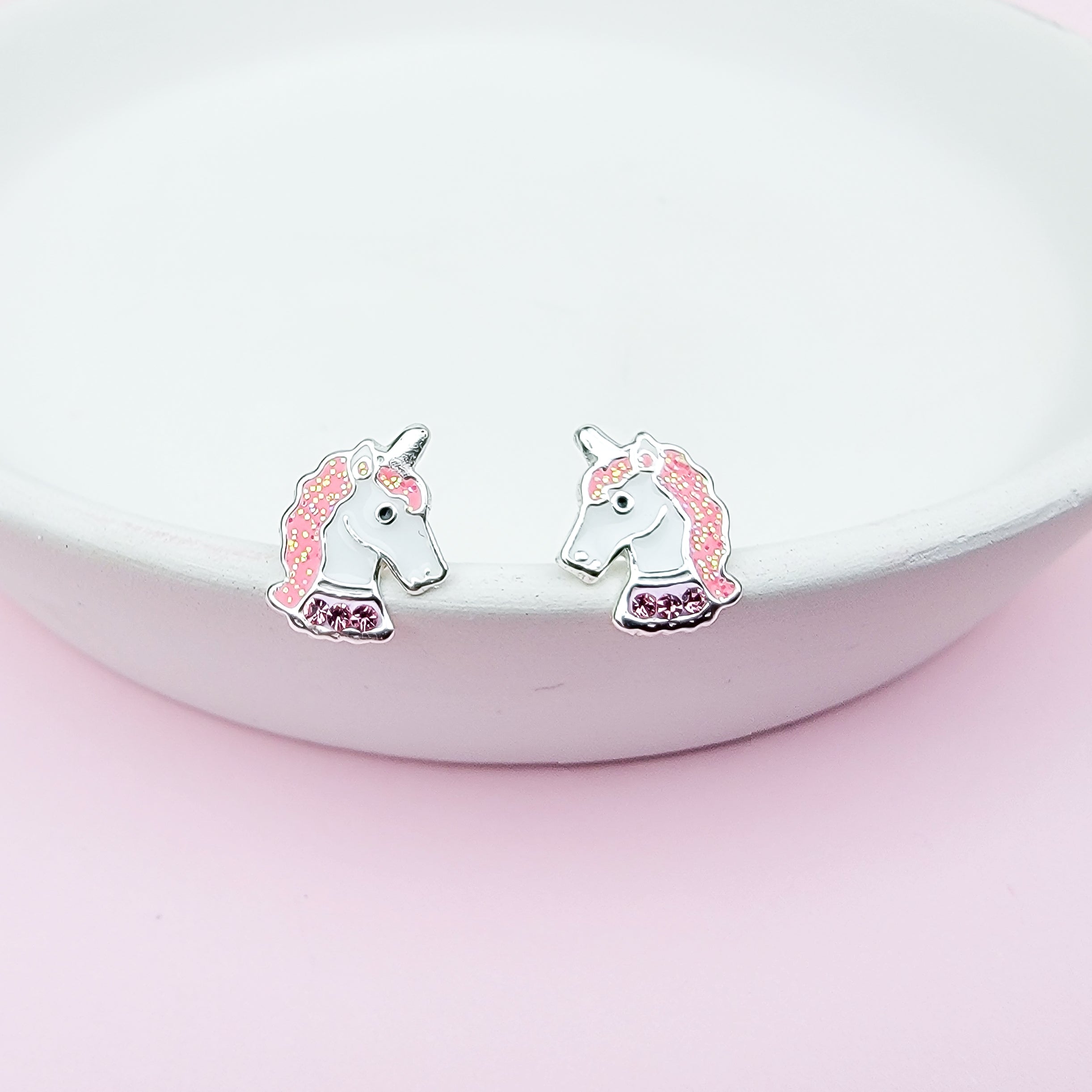 Unicorn Ring and Earrings Set