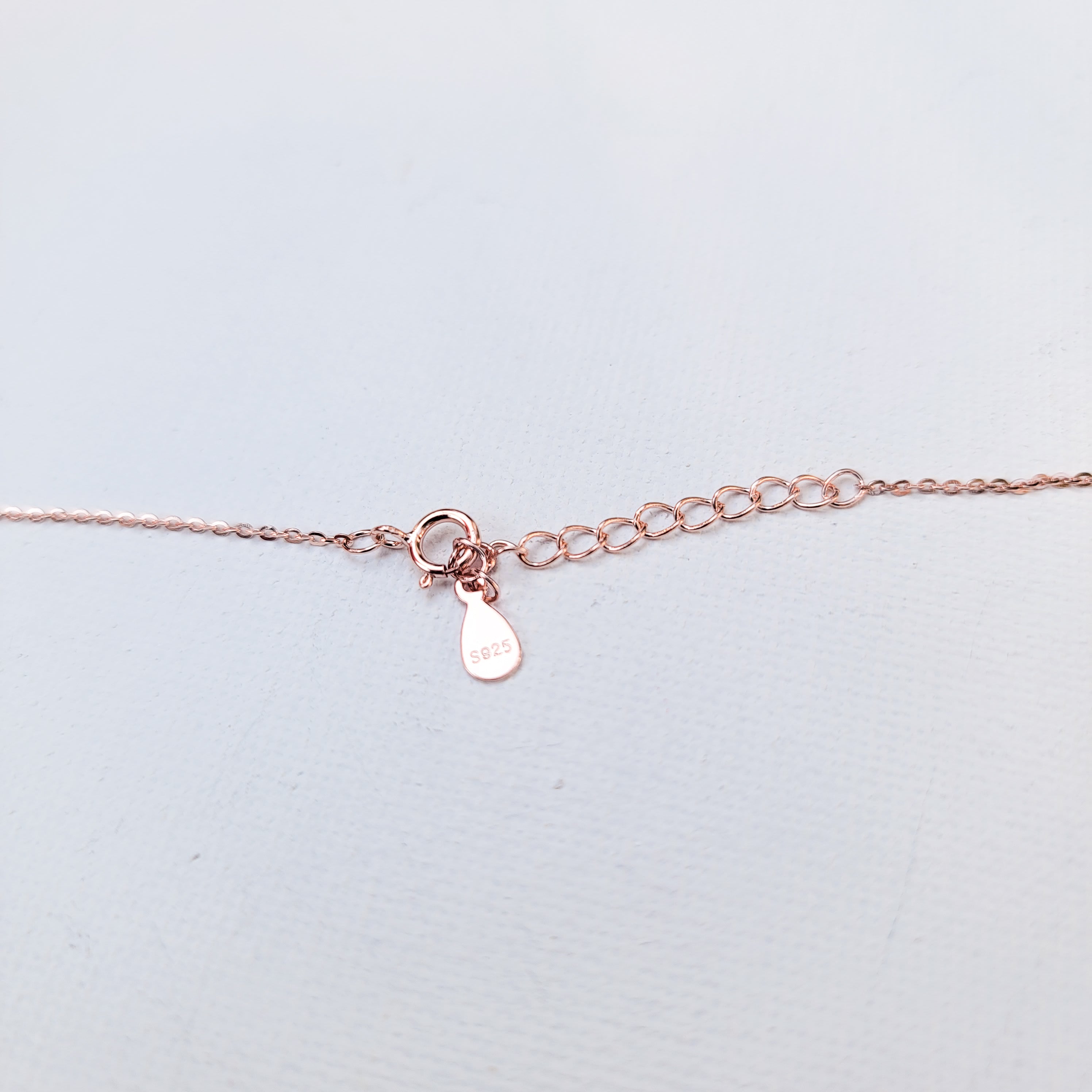 Add elegance and grace to your looks with this charming symbol of new life, letting go of old cycles and finding your true inner expression. Crafted in 925 Sterling Silver and dipped in Rose Gold, this delicate necklace features a group of four graceful butterflies. It’s the perfect gift to yourself or somebody special.  Material: Rose Gold plating over 925 Sterling Silver base Necklace length: 16 inch Pendant Shape: four-leaf clover Nickel & Lead-free & Hypoallergenic