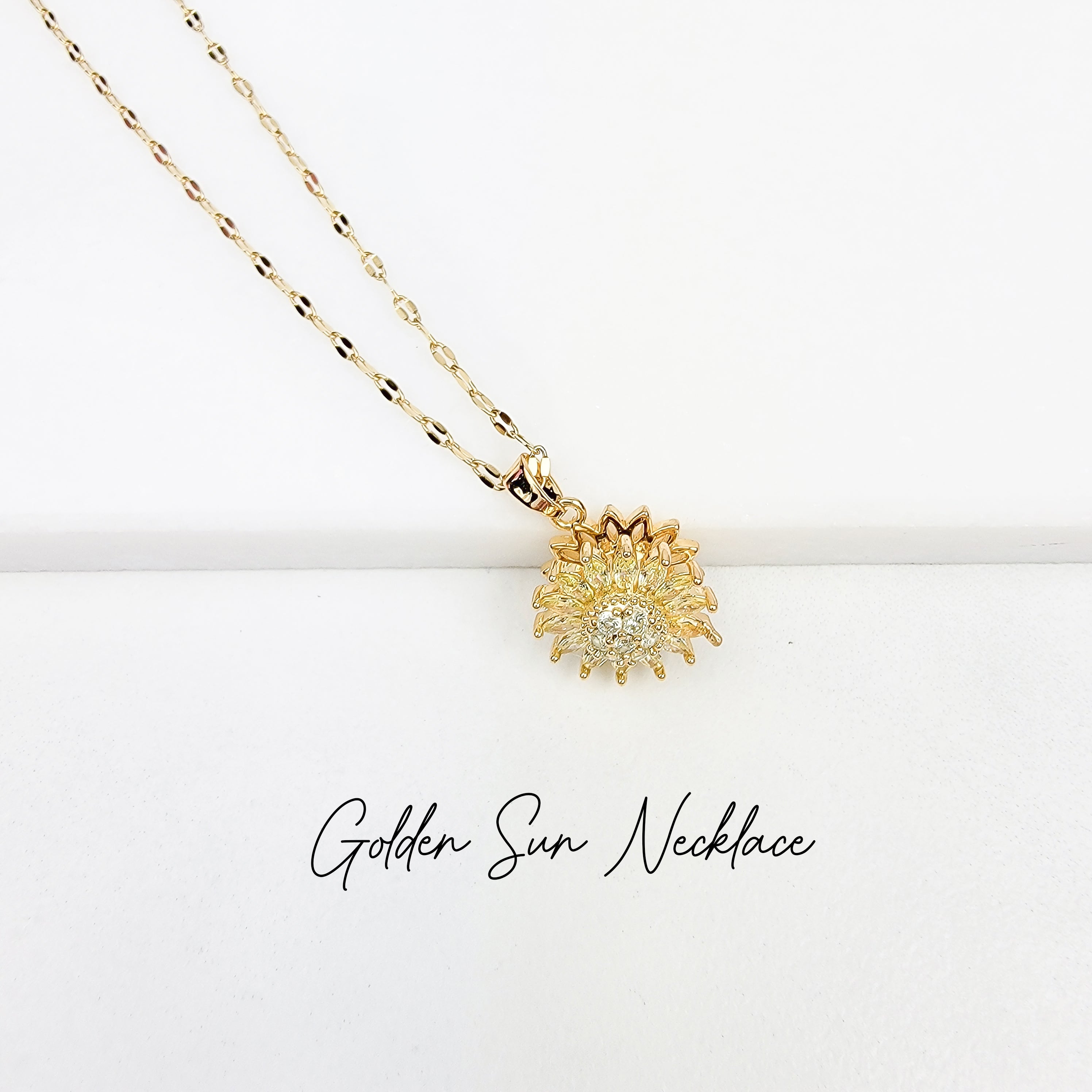 Nature Inspired Spinning Fidgets  Necklace