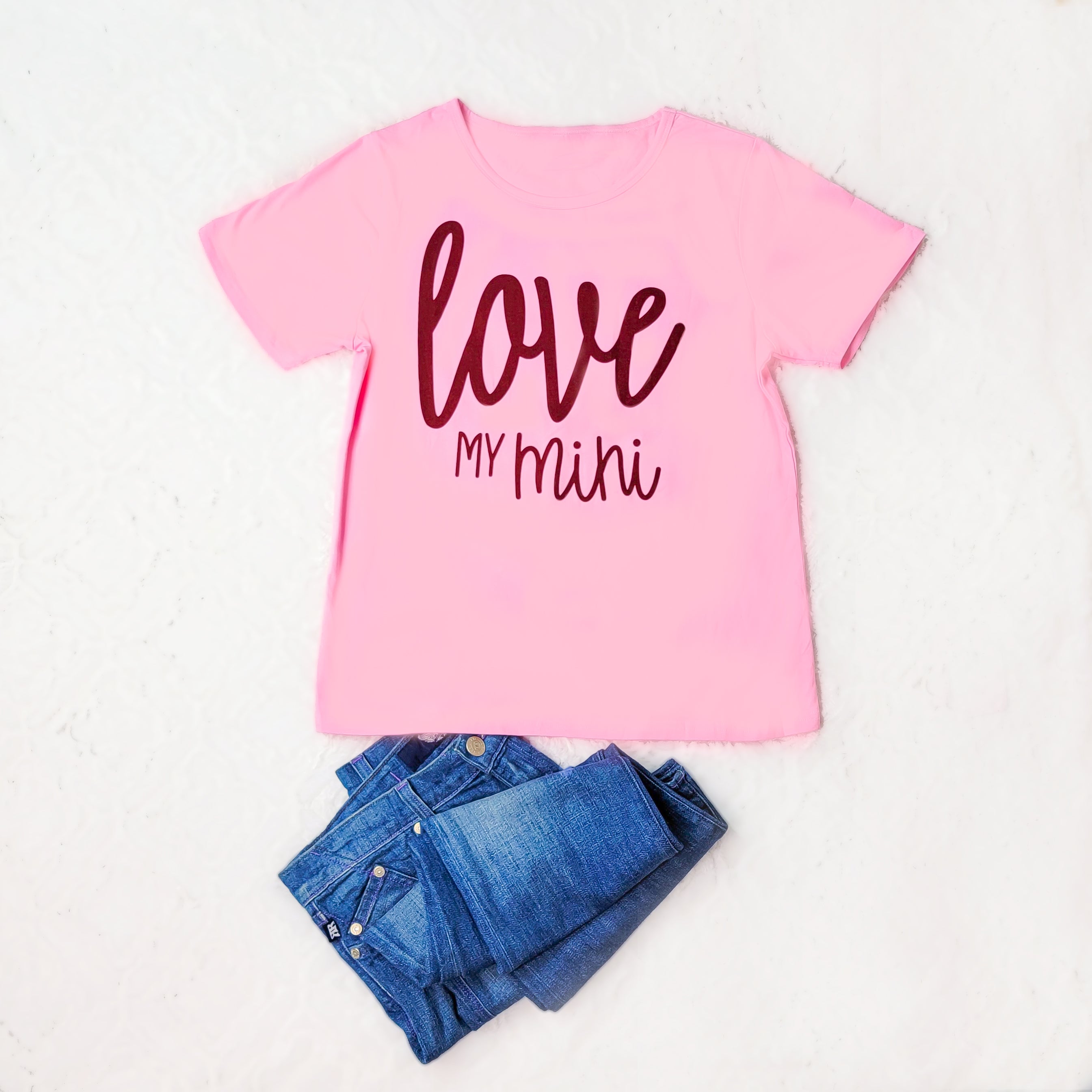 Pink Love My Mini/Mama Tee