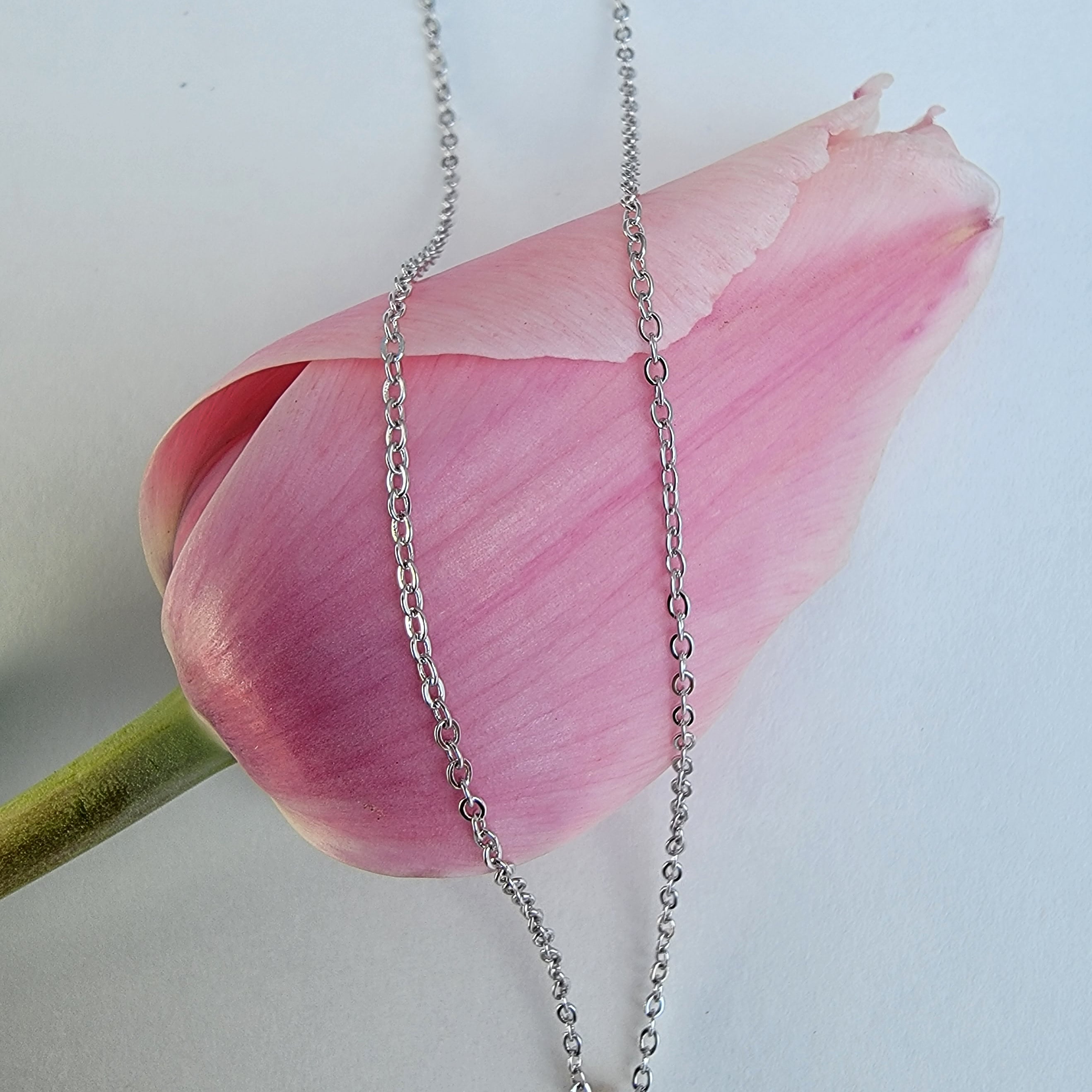 Long Strand Round Sparkle Necklace