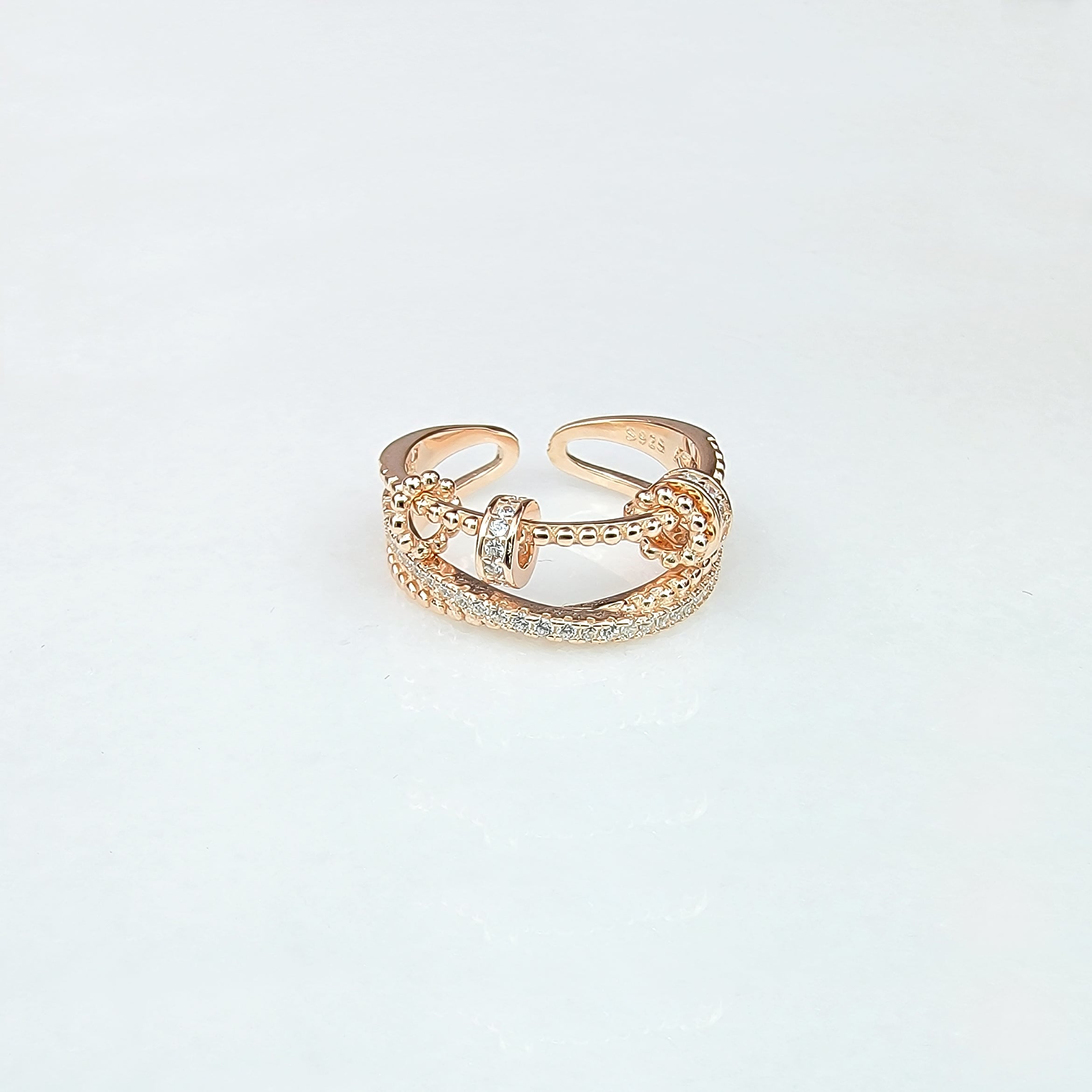 Geometric Spinning Fidget Ring