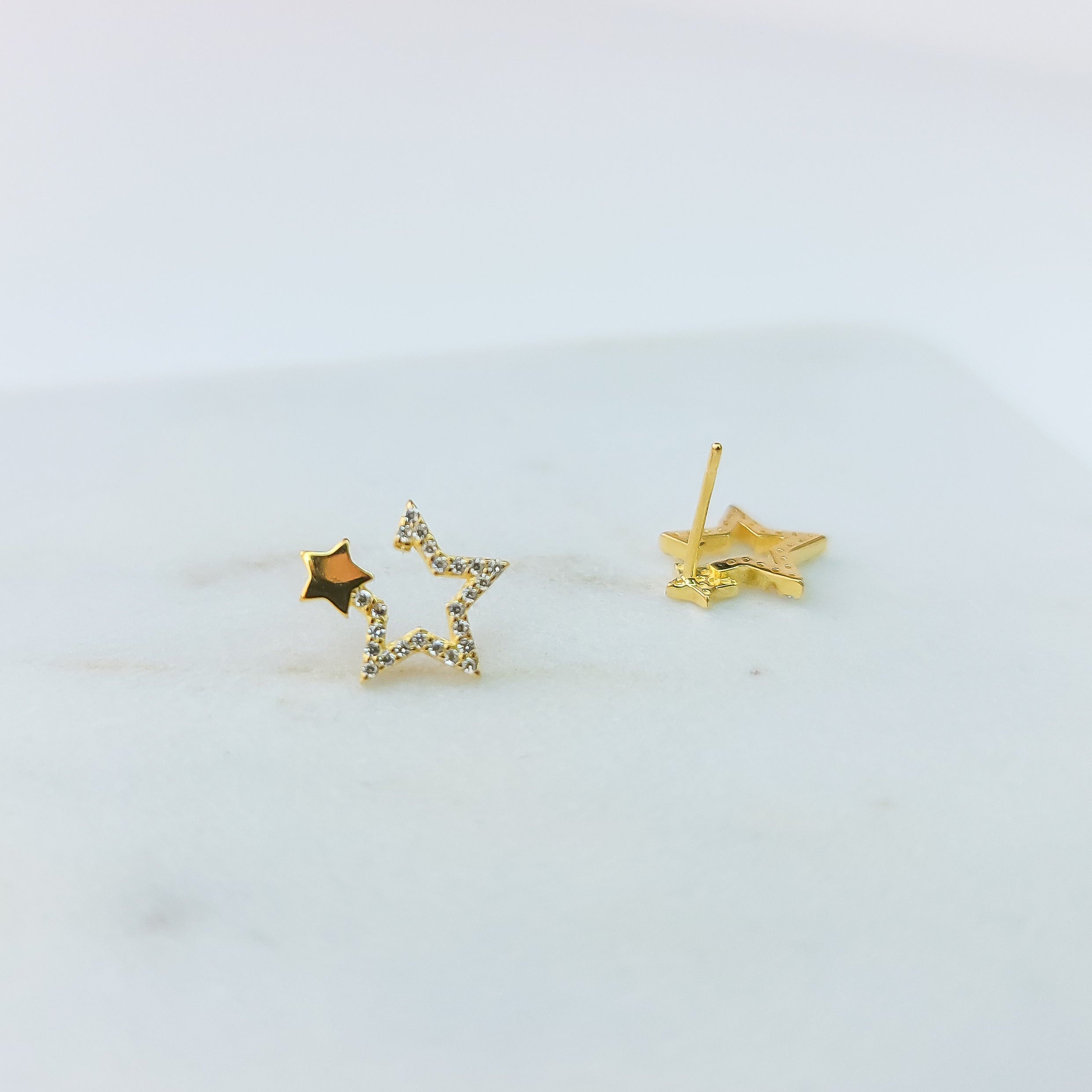 Twinkling Star Stud Earrings