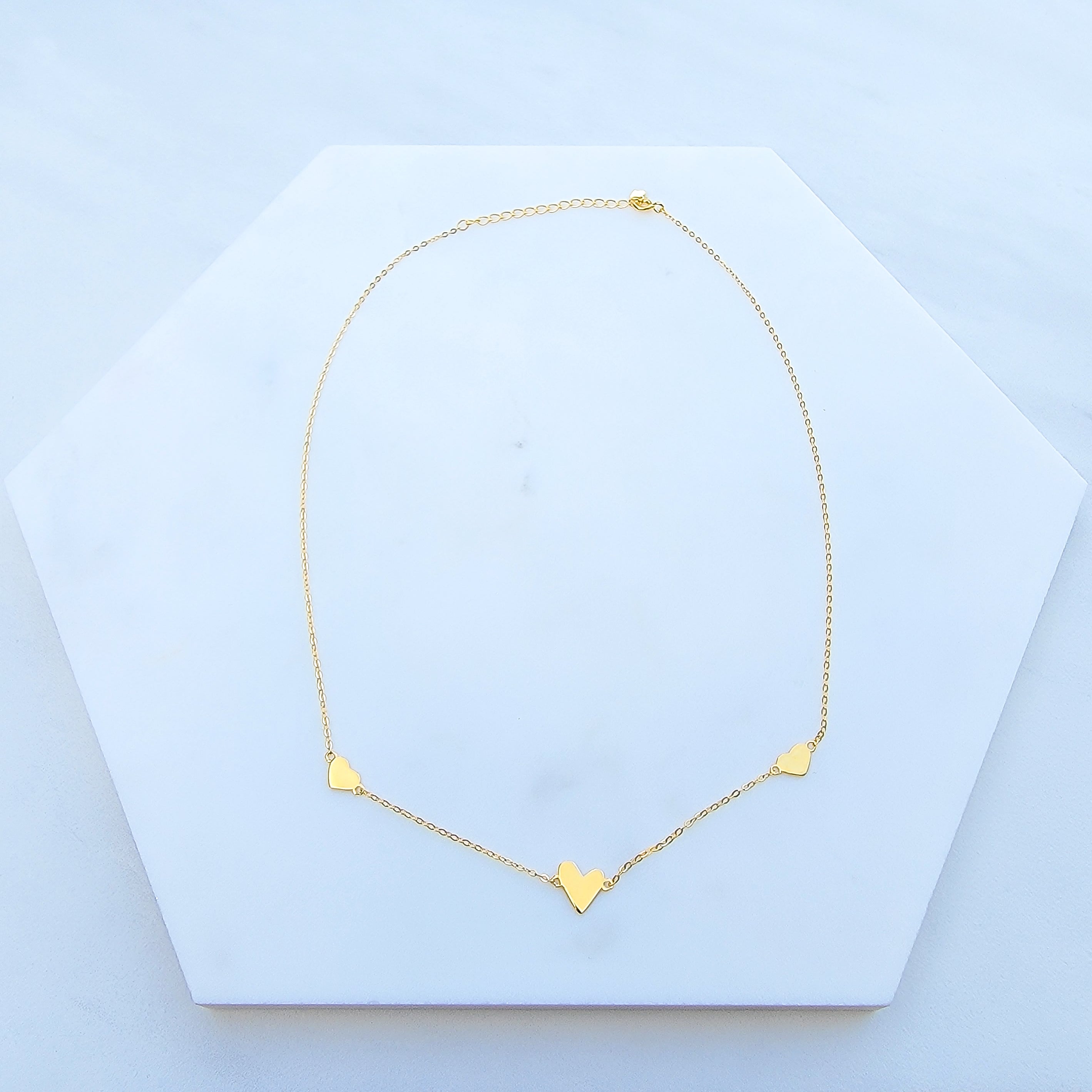 Three Hearts Necklace