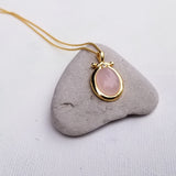 Daria Pink Crystal Necklace