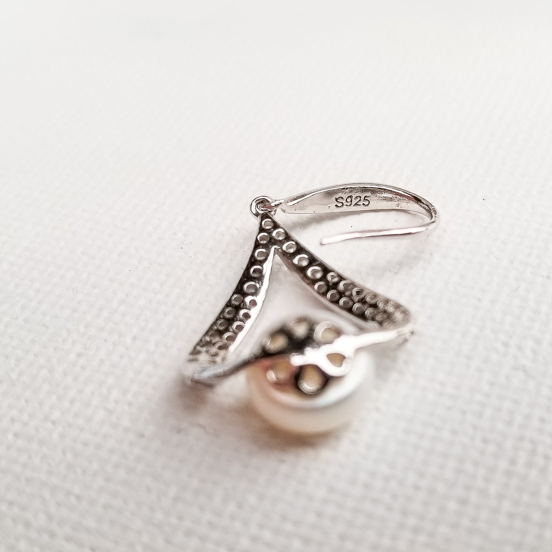 Classy Freshwater Pearl Dangle Earrings